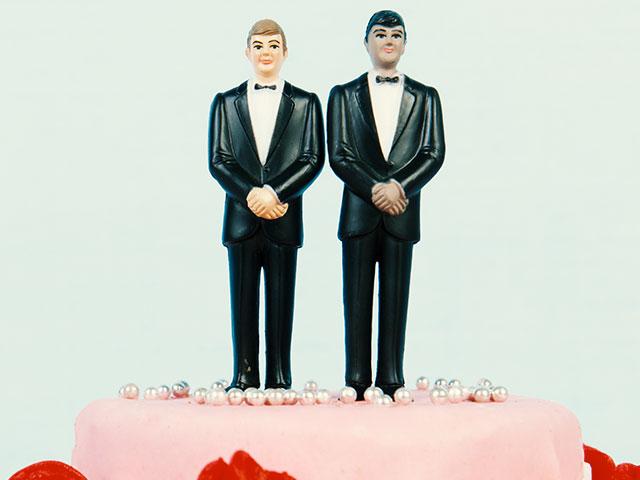 Listen up, leftist mother-non-fuckers! They are not your slaves: Illinois Couple Fined $80,000 For Refusing to Host Same-Sex Wedding Ceremony WeddingCakeTopper2men_SI