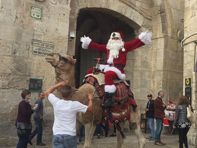 Santa in Jerusalem