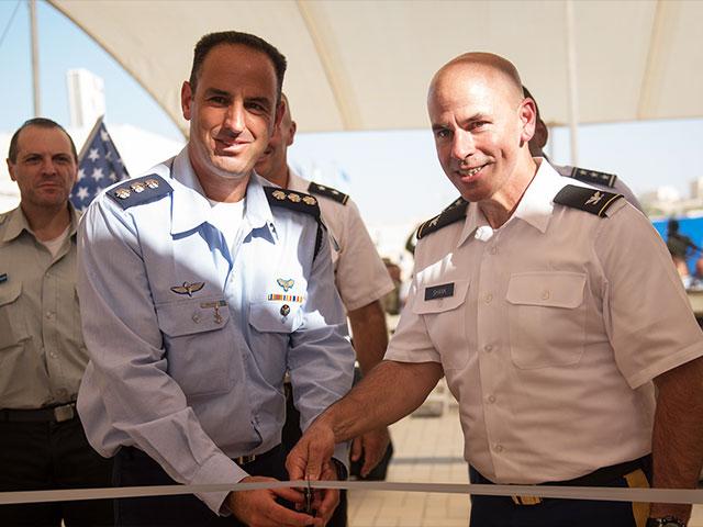 IDF Brig. Gen. Tvika Haimovitch and US Maj. Gen. John Gronski Inaugurate 1st Permanent US Military Base in Israel, Photo, IDF