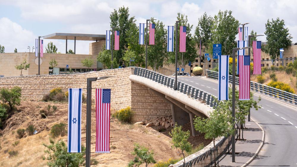 The US Embassy in Jerusalem, Photo, CBN News, Jonathan Goff