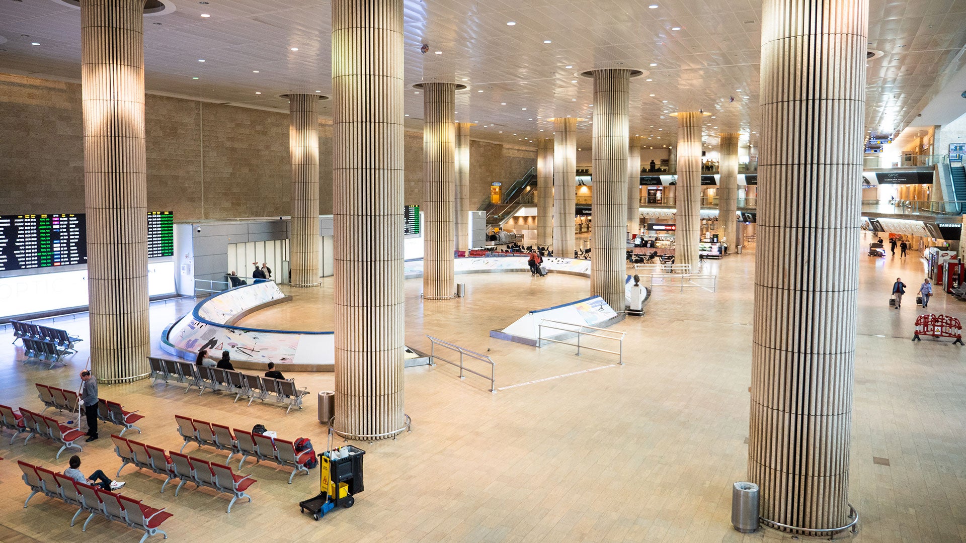Ben Gurion Airport Empty After Israel Orders All New Arrivals From