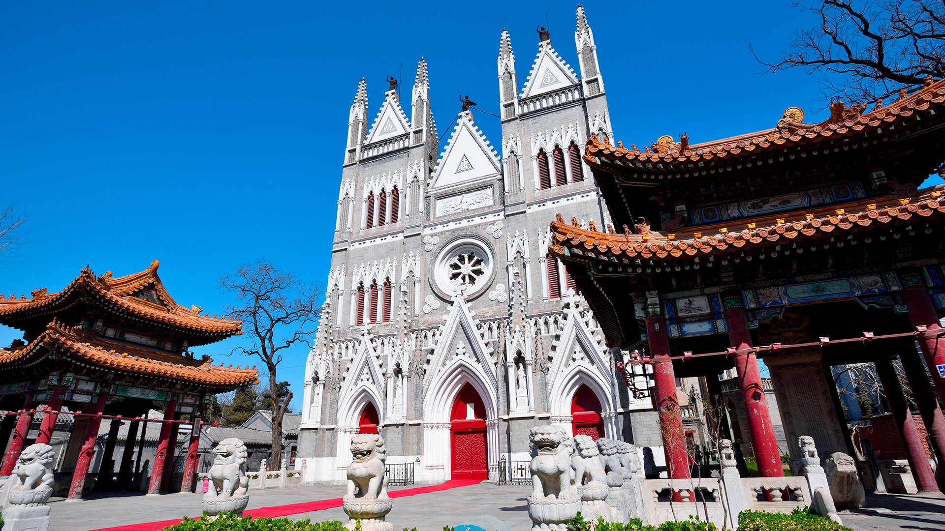 Католический храм в Китае