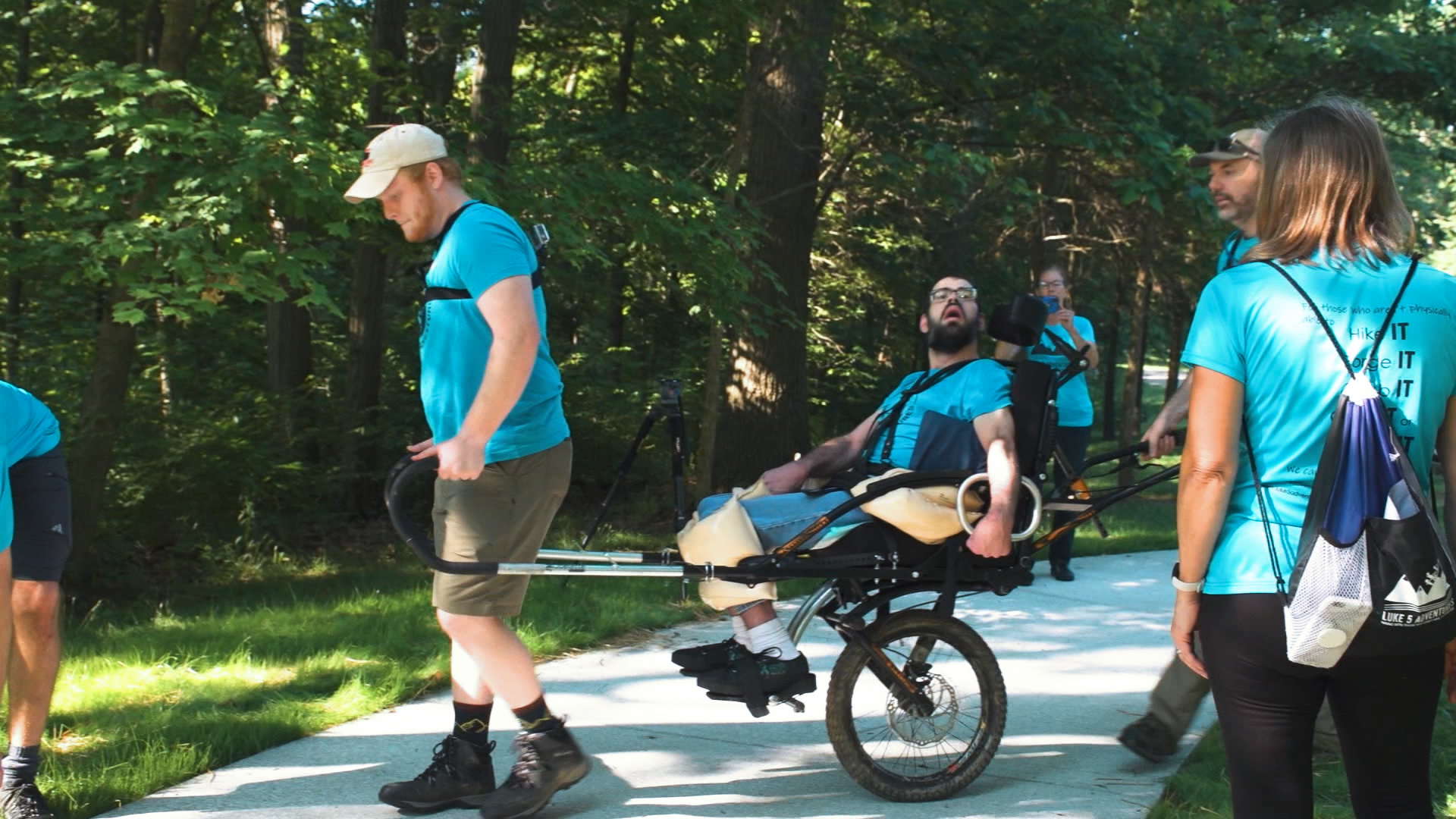 They Never Thought They'd Do It WheelchairBound Hikers Hit the Trail