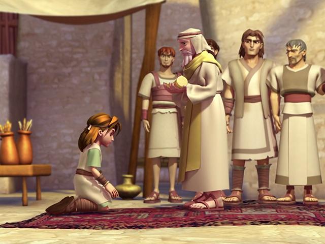 Samuel anoints David - Superbook Bible Story