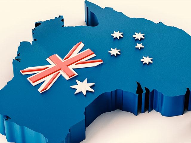 Australia Flag Country AS