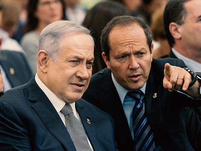 Israeli Prime Minister Benjamin Netanyahu and Jerusalem Mayor Nir Barkat, Photo, Associated Press