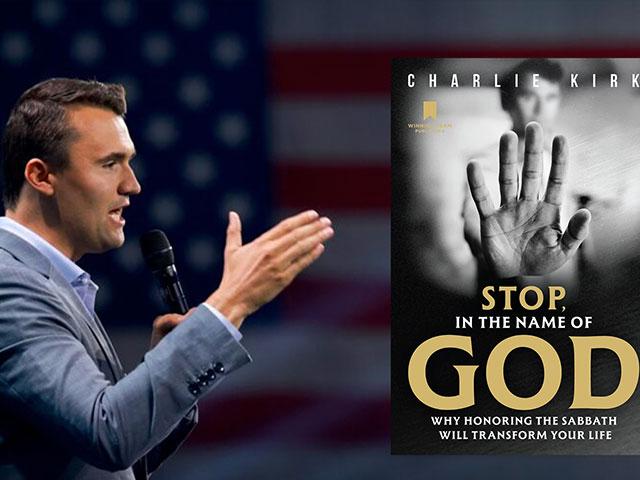 “Stop, in the Name of God,” the final book written by Charlie Kirk, focusing on the spiritual importance of honoring the Sabbath.