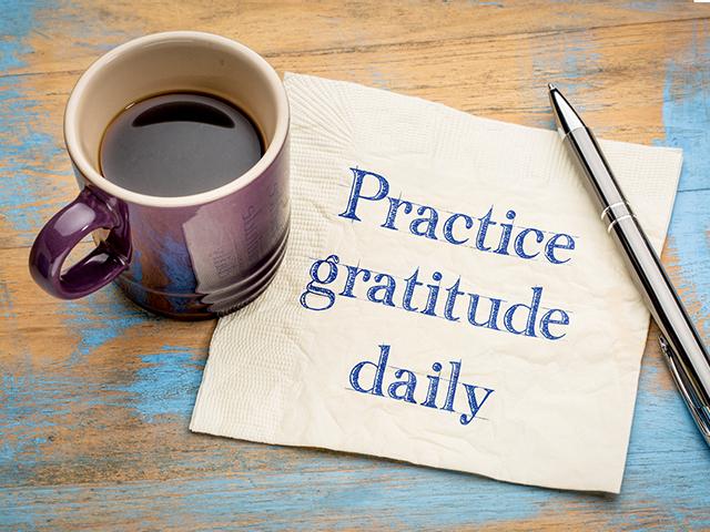 practice gratitude daily