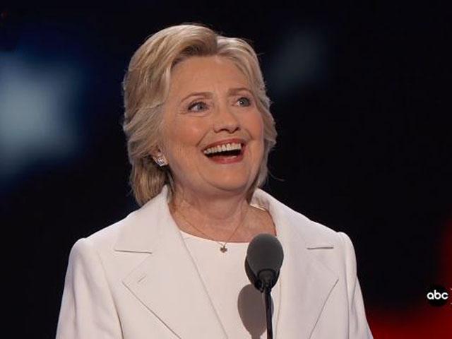 Hillary Clinton at the DNC