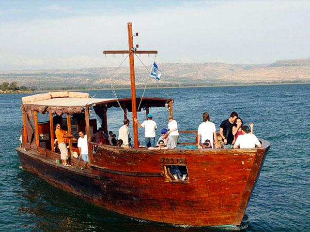 Worship Boat on the Sea of Galilee Photo Credit: GPO