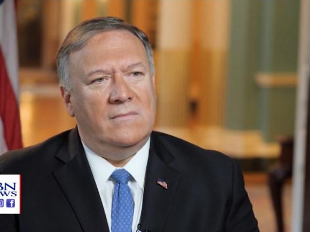 Secretary of State Mike Pompeo. (Image credit: CBN News)