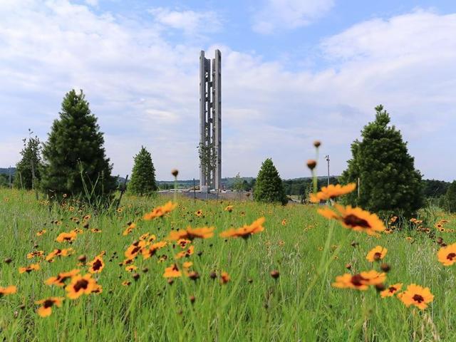 The Chime Tower.  Photo credit: Flight 93 National Memorial/Facebook.
