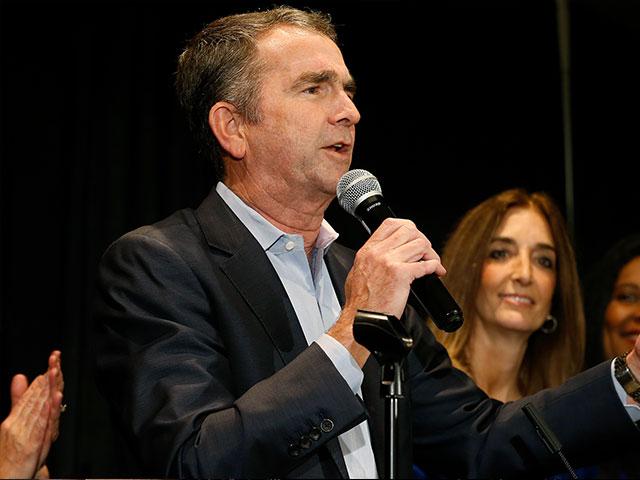 VA Gov. Ralph Northam says the state has been turned blue (AP Photo)