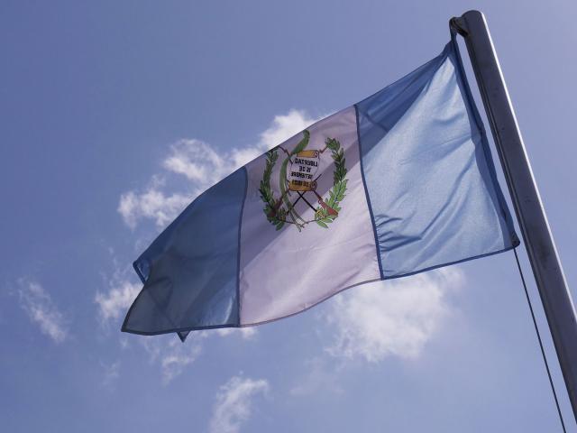 Guatemalan Flag, Photo, CBN News, Jonathan Goff
