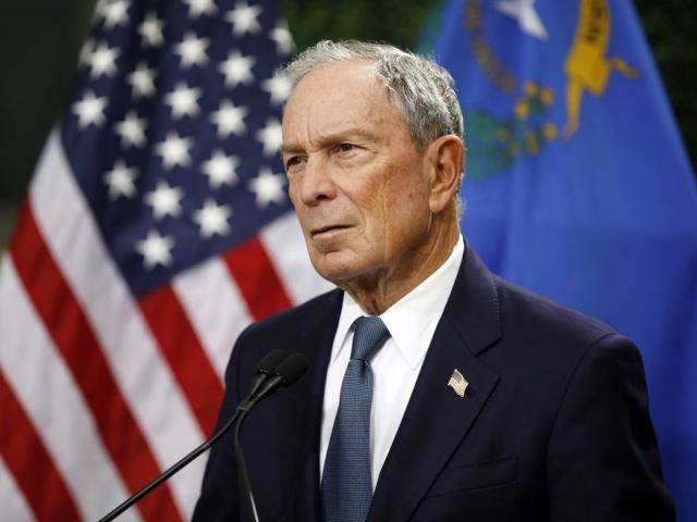 In this Feb. 26, 2019, file photo, former New York City Mayor Michael Bloomberg speaks at a news conference at a gun control advocacy event in Las Vegas. (AP Photo/John Locher, File)