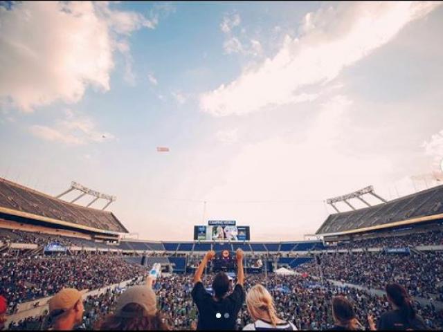Thousands of Christians attended The Send, an event to usher in a new era of evangelism at Camping World Stadium in Orlando, Fla. on Saturday. Image courtesy: The Send/Instagram