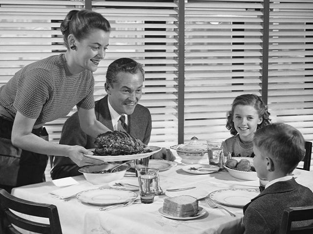 1950s Family Dinner