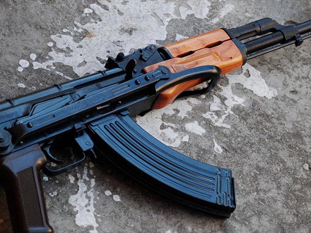 AK47 assault rifle, illustrative