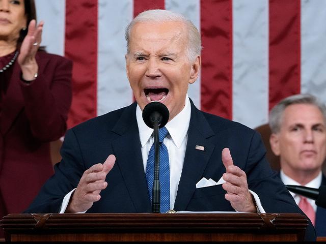 President Joe Biden delivers the State of the Union address to a joint session of Congress, Feb. 7, 2023. (AP Photo/Jacquelyn Martin, Pool)