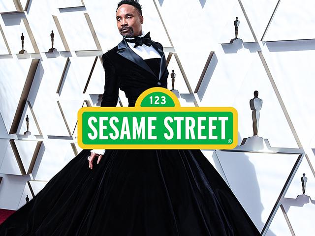 Cross-dressing gay icon Billy Porter is appearing on Sesame Street