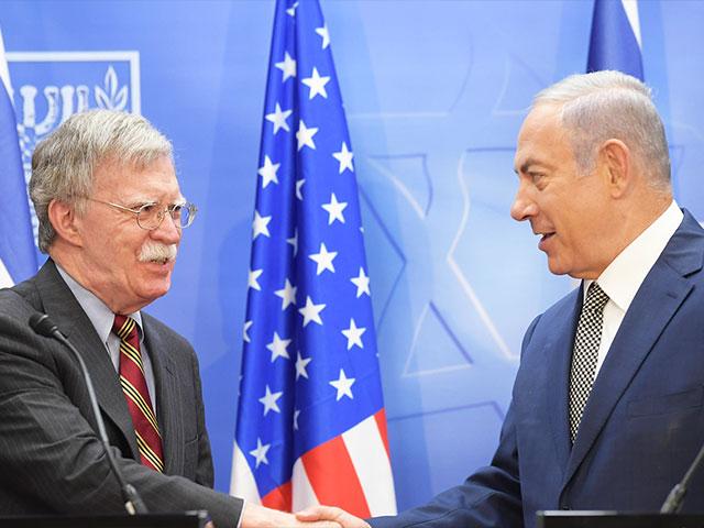 US National Security Advisor John Bolton meets with Israeli Prime Minister Benjamin Netanyahu, Photo, GPO, Amos Ben-Gershom
