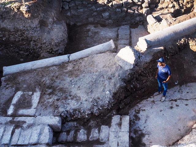 Excavation Site at Caesarea National Park, Photo, IAA