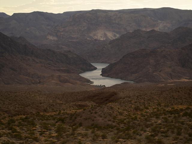 . Federal officials on Tuesday, Aug. 16, 2022, are expected to announce water cuts that would further reduce how much Colorado River water some users in the seven U.S. states reliant on the river and Mexico receive. (AP Photo/John Locher)