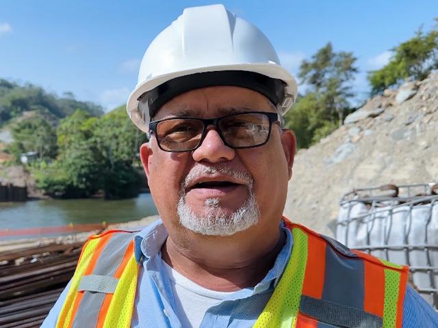 A new bridge is being built to help cross a major river in the treacherous Darien Gap in Panama.