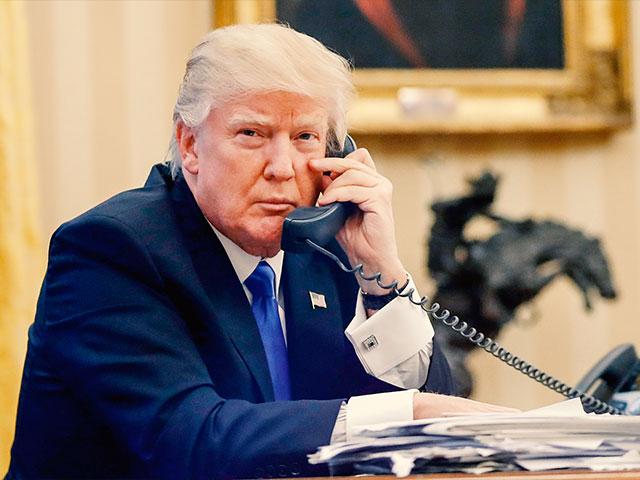 Donald Trump Phone AP