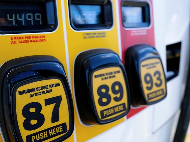 Gasoline prices are displayed at a gas station in Vernon Hills, IL, April 1, 2022. 