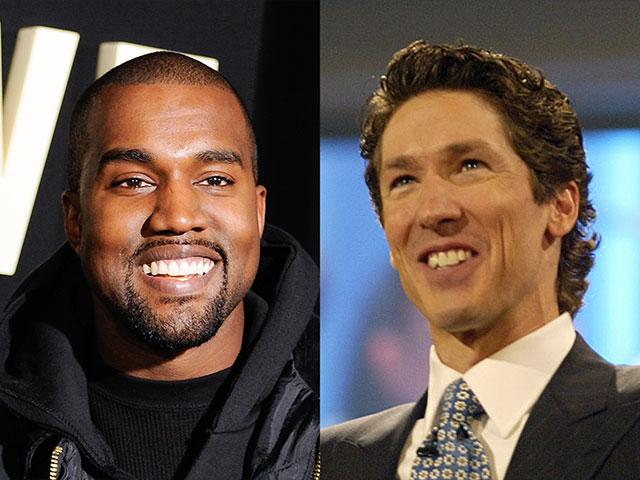 Kanye West and Joel Osteen