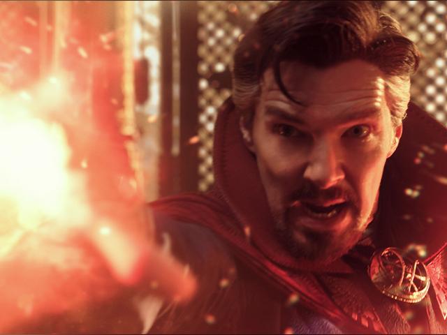 A scene from &quot;Doctor Strange in the Multiverse of Madness.&quot; (Marvel Studios via AP)