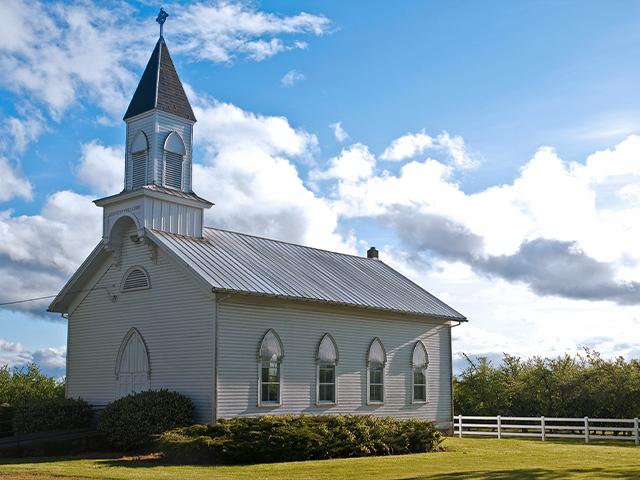 Rural church (Adobe stock) Rural church (Adobe stock)