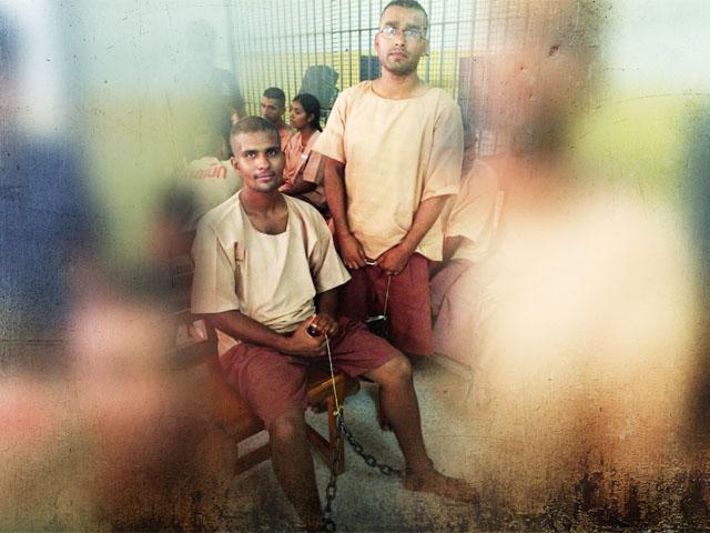 Pakistani Christians in Thai detention center