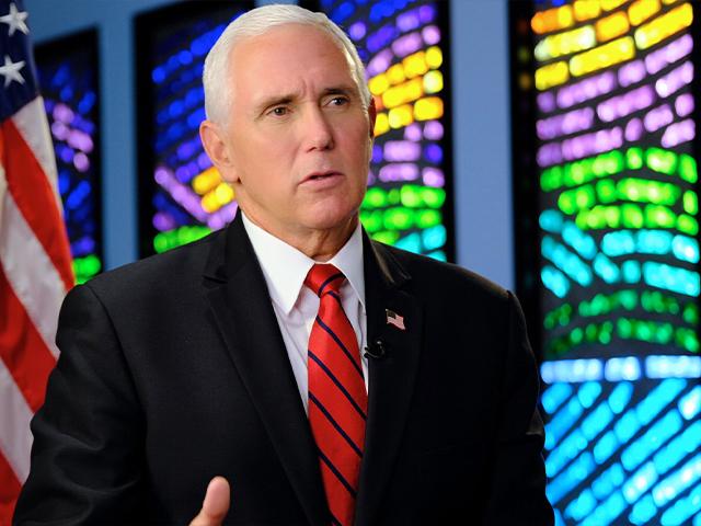 Vice President Mike Pence spoke with CBN News Chief Political Analyst David Brody (Photo: CBN News)
