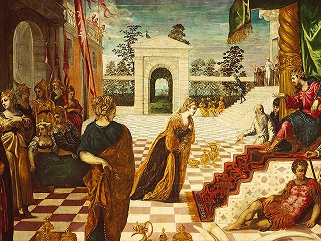 Museum of the Bible Facebook (Tintoretto&#039;s &#039;The Visit of the Queen of Sheba to Solomon&#039;)