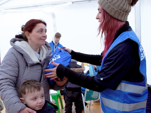 Operation Blessing is helping Ukrainian refugees in Poland.