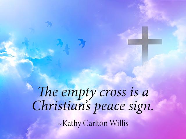 The empty cross is a Christian