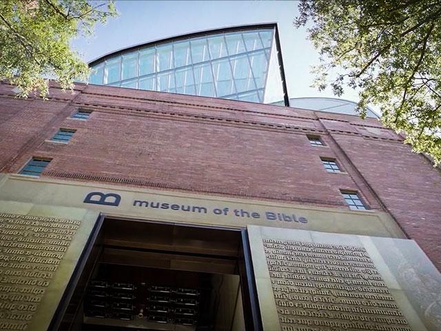 Entrance to the Museum of the Bible in Washington, D.C. (Image credit: CBN News)