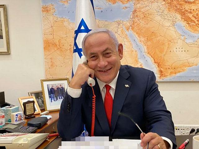 Prime Minister Benjamin Netanyahu holds first official call with President Joe Biden. Feb 17, 2021.