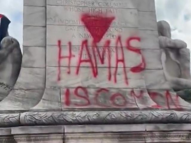 Pro-Hamas protesters vandalized U.S. monuments in D.C.