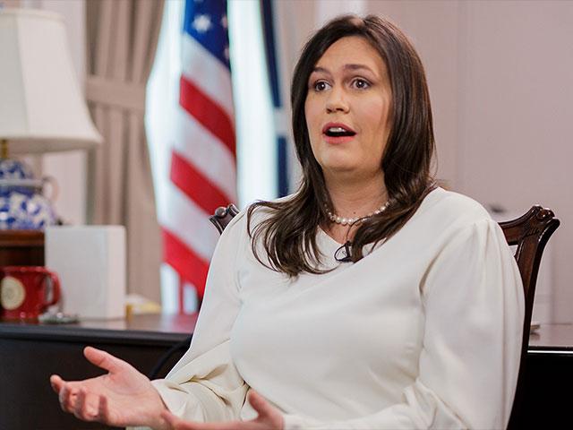 Former White House Press Secretary Sarah Sanders (Photo: Patrick Robertson/CBN News)