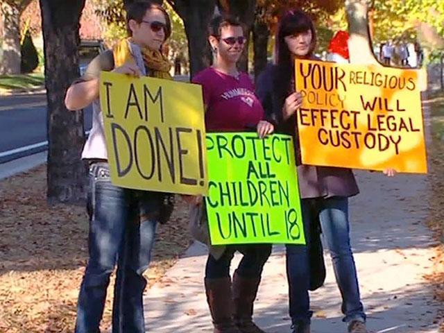 Hundreds Protest Mormon Church's New LGBT Policy | CBN News