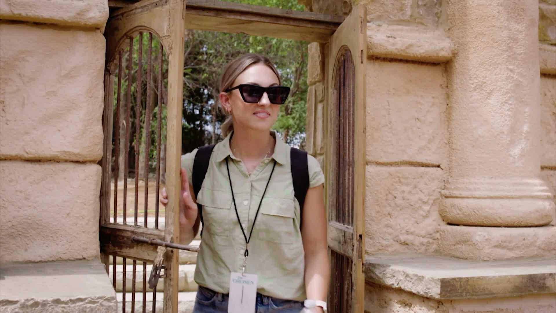 Ashley Key is On the Set of The Chosen