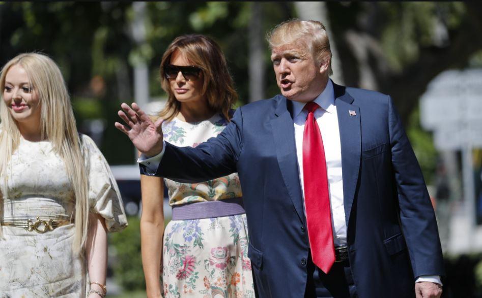 Trumps Attend Easter Service at Church Where They Were Married CBN News