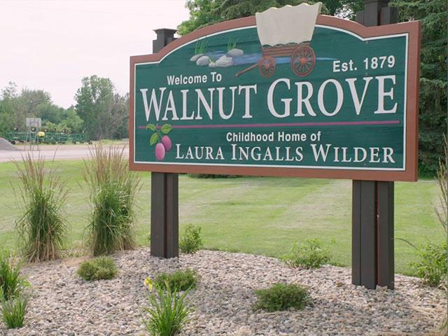 Little House Walnut Grove Sign Little House on the Prairie Laura Ingalls