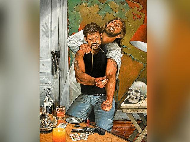 When You Hurt Yourself, You Also Hurt God': Christian Artist Explains  Dramatic Painting of Jesus With a Heroin Addict | CBN News