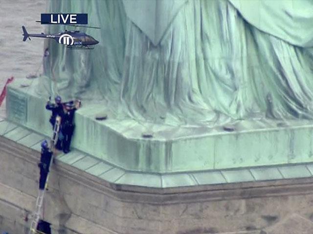 Immigration Protester Who Scaled Statue of Liberty Identified | CBN News