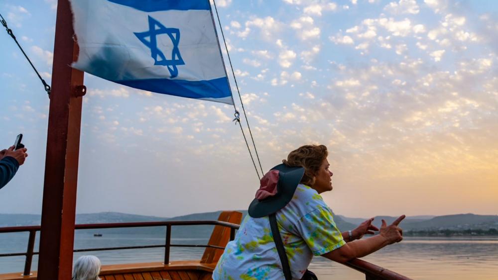 The places of the Bible came alive for members of the CBN Tour group who came to celebrate Israel&#039;s 75th Anniversary. Photo Credit: CBN News. 
