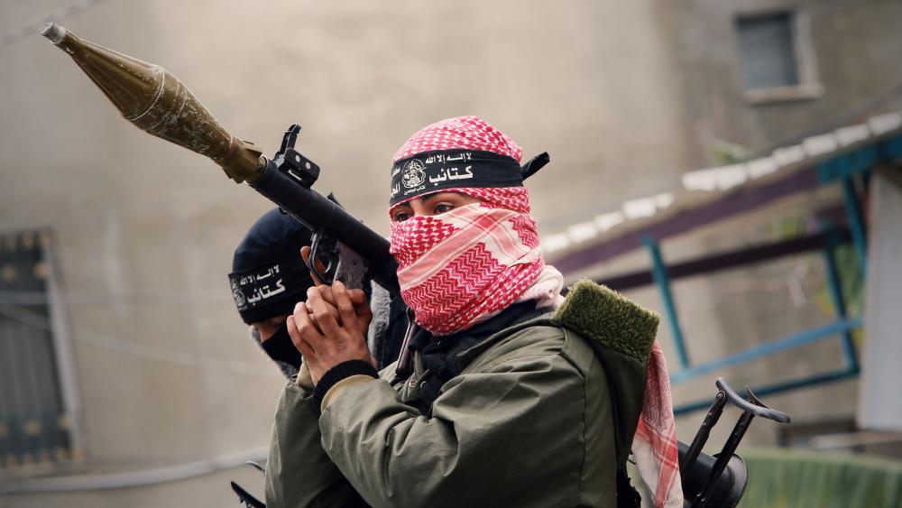 Hamas fighter, Photo, AP archives